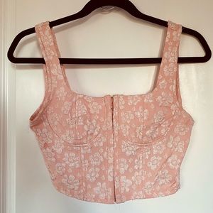 Brand New pink corset top